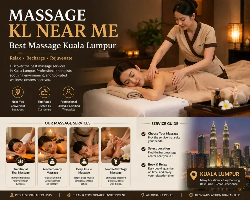 massage KL near me best massage Kuala Lumpur service guide